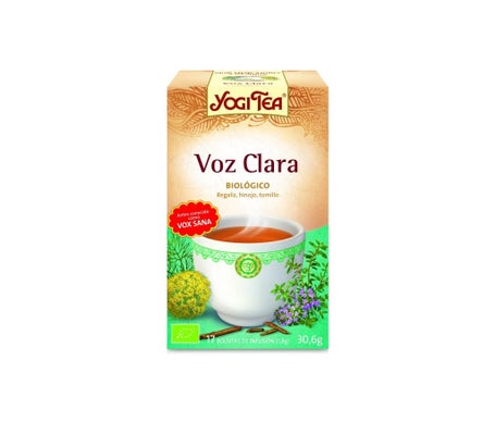 Yogi Tea voz clara 17 bolsas
