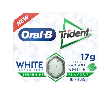 Trident White Sugar Free Spearmint 10uds