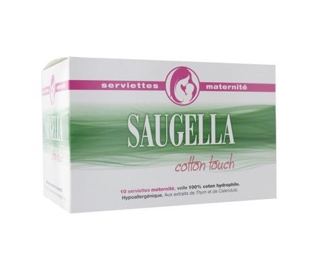 Toalla de algodón Saugella Touch 10 toallas de maternidad