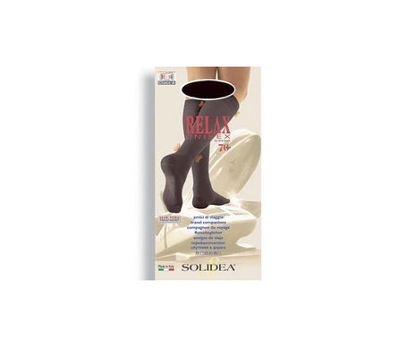 Solidea Relax 70den Calcetín Unisex Blanco Talla 1S 1 Par
