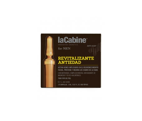 La Cabine For Men Ampollas Revitalizante Antiedad 10x2ml