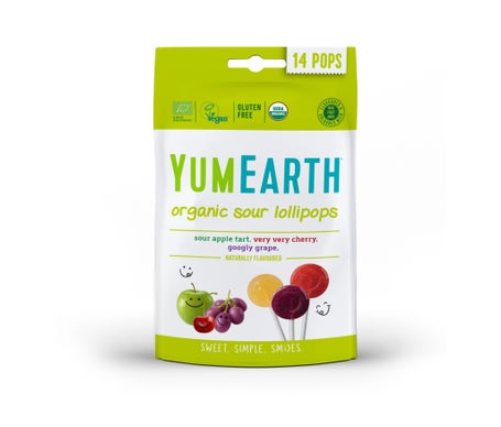 YumEarth Organic Sour Pops 85g