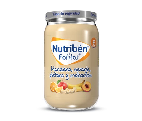 Nutriben Potito Manzana Naranja Platano Y Melocoton 235 Gr