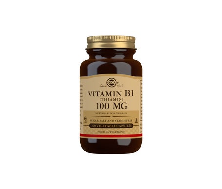 Solgar Vitamina B1 Tiamina 100mg 100vcaps | Natural Doctor