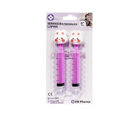 L2N Baby Jeringas Lavado Nasal Rabbit 2uds