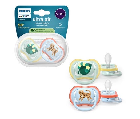 Philips Avent Chupetes Ultra Air 0 A 6 Meses 2uds