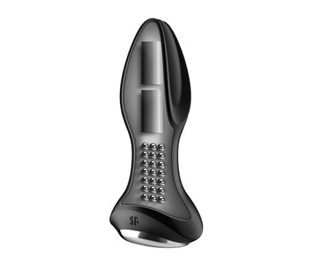 Satisfyer Rotator Plug 2+ Plug Vibrador Negro 1ud