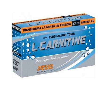 Mega Plus L Carnitina Recovery 1500mg 20x10ml