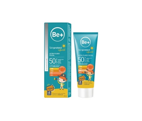 Be+ Skin Protect Ultrafluido Facial Spf50+ Infantil 50ml