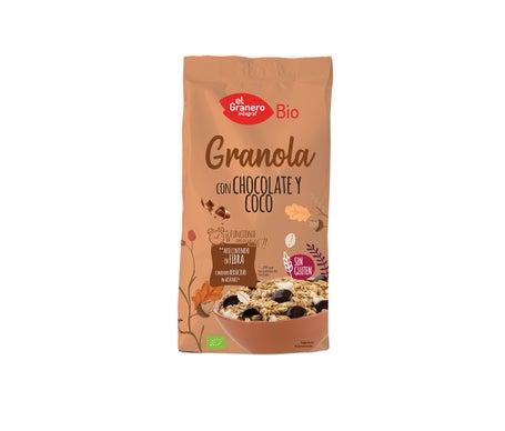 El Granero Integral Granola con Choco y Coco Bio sin Gluten 350g