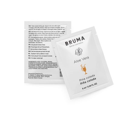 Bruma Gel Deslizante Aloe Vera Sabor Piña Colada 6ml