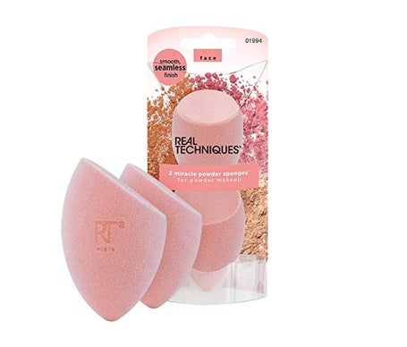 Real Techniques Kit Esponjas Miracle Powder 2uds