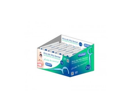 Oratek Arco Hilo Dental Doble Hilo 100 Unidades Individuales