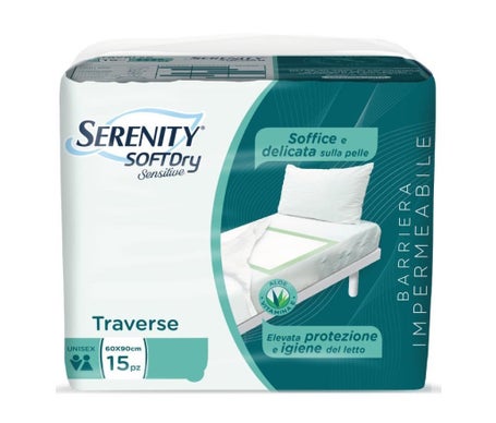 Serenity Trav Soft Dry Sensitive Empapador Extra 60x90 15uds