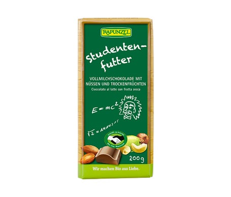 Rapunzel Choco Leche Frutos Secos Bio 200g