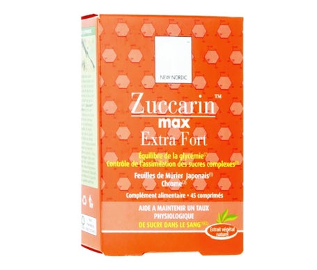 New Nordic - Zuccarin Max Extra Strong 45 comprimidos
