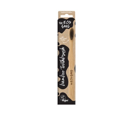 The Eco Gang Cepillo Dental Adulto Medio Negro 1ud