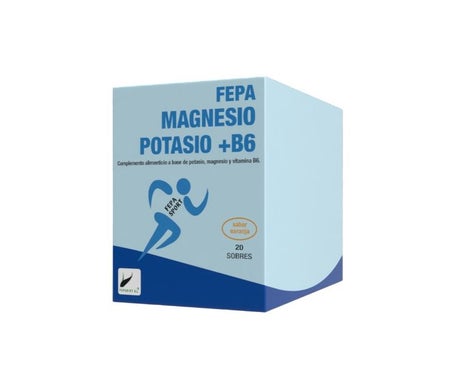 Fepadiet Fepa Sport Magnesio + Potasio + B6 Naranja 20 uds | Natural Doctor