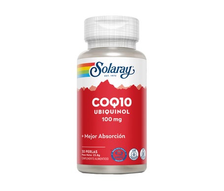 Solaray Ubiquinol Co-Q10 100mg 30 perlas