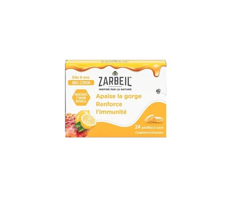 Zarbeil Pastillas Garganta & Inmunidad Miel Limón 24comp
