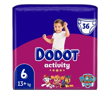 Dodot Activity Talla 6 36uds
