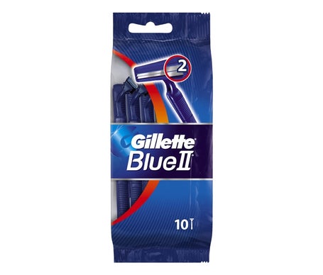 Comprar en oferta Gillette Blue II Maquinillas de Afeitar Desechables Hombre, Paquete de 10 Cuchillas de Afeitar