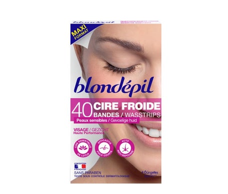 Berdoues Cera Fría Facial Bandas 40uds