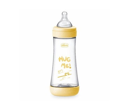 Chicco Perfect5 Biberón Hug Me 300ml Amarillo 1ud