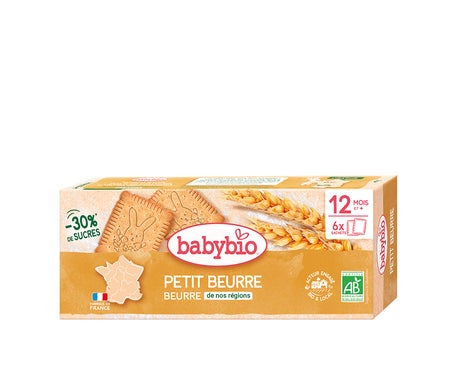 BabyBio Petit Beurre 12M+ 2x6 Sobres