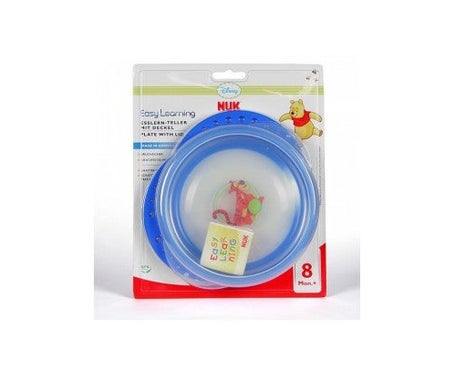 Nuk Easy Learning Winnie The Pooh plato con tapa 1ud