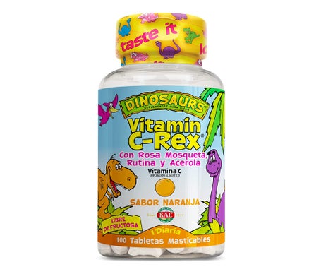 Kal Dinosaurs Vitamina C Rex 100caps
