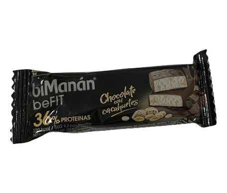 biManán Befit Barrita Chocolate con Cacahuetes 27g