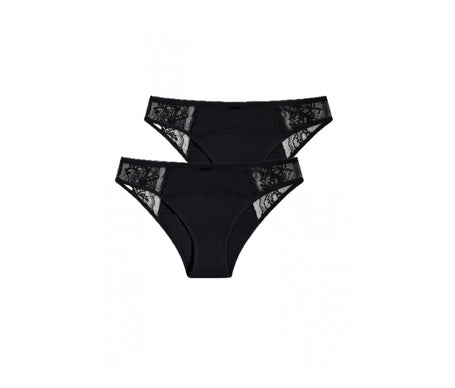Anaissa Agadir Braga Menstrual Bambú 4 Capas Talla S Negro 2uds