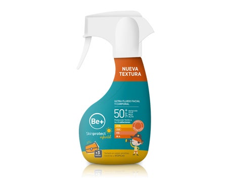 Be+ Skinprotect Infantil Ultra Fluido Facial Corporal SPF50+ Spray 250ml