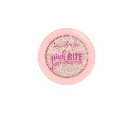 Lovely Iluminador En Polvo Pink Bite Highlighter 1 Unidad