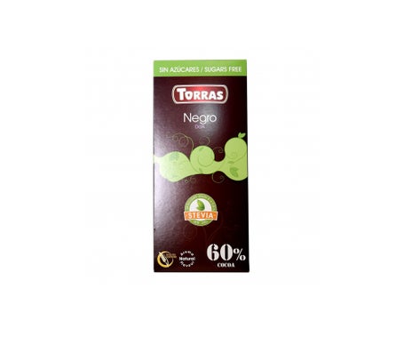 Torras cioccolato fondente 60% con stevia 100g