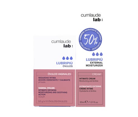 Cumlaude Lab Lubripiù Óvulos Vaginales 10uds + Crema 30ml