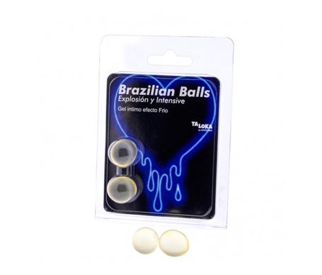 Diverty Sex Taloka Brazilian Balls Exciting Gel Efecto Frío y Vibración 2uds