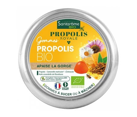 Santarome Própolis Real Gominolas Bio Garganta Irritada 45uds