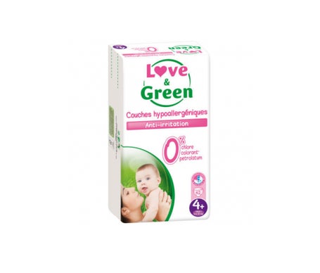 Comprar en oferta Love & Green Hypoallergenic nappies size 4+ (9-20 kg)