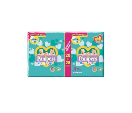 Pampers Baby Dry Midi Pd 56Pcs