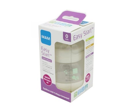 Mam Biberon Easy Start Anti-Colique 130ml FilleTétine débit 0