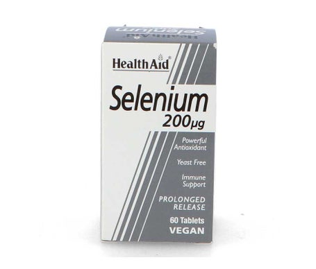Healthaid Selenio 200 Gr 60 Comprimidos