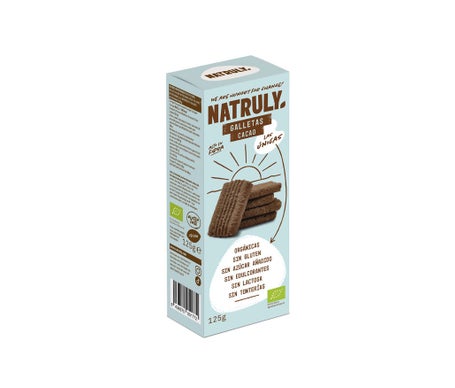 Natruly Galletas Cacao sin Gluten Bio 125g