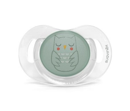 Suavinex Premium Bonhomia Chupete Búho Verde 0-6m 1ud