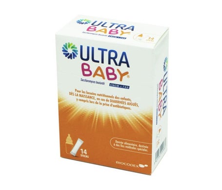 ULTRA BABY Polvo antidiarreico Caja de 14 varillas