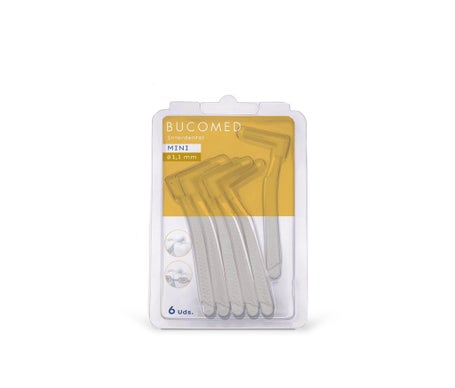 Normon Bucomed Interdental Mini Cepillo Extra Fino 1.1Mm 6 uds