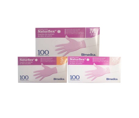  Guantes desechables de nitrilo sintético, talla mediana,  paquete de 100 unidades de guantes médicos libres de látex : Salud y Hogar