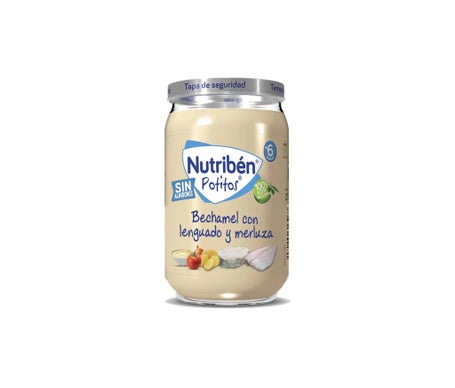 Nutriben Potitos Bechamel con Lenguado y Merluza 235 gr