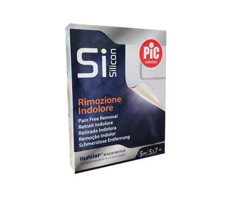 Pic Solution Apósito Adhesivo Silicona Postoperatorio 5x7cm 5uds